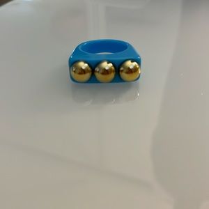 (NEW) Blue Dots Ring